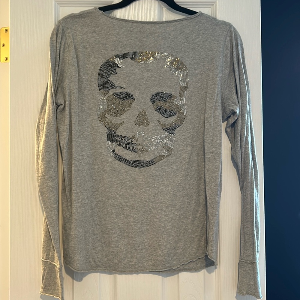 Zadig classic tunisien skull henley